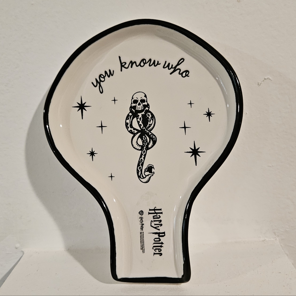 Rae Dunn Harry Potter You Know Who Spoon Rest Voldemort Dark Mark Design